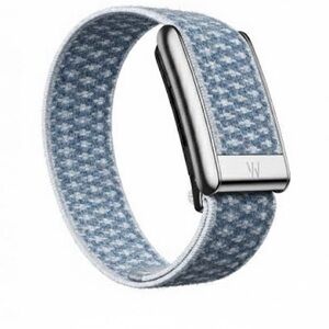 Whoop 5.0/MG Cloudknit Luxe - Light Blue (Haze) - Shiny Titanium Silver Clasp